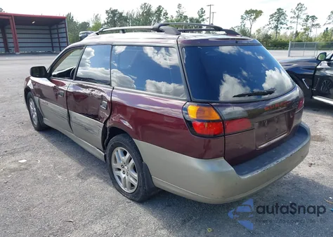 2000 Subaru Outback из США, поврежденный, VIN 4S3BH6755Y7649091